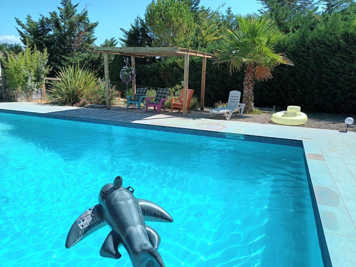 Chalet Banane Devant Piscine, A 6Km Du Festival De Piano De La Roque D'Antheron Rognes Exterior foto